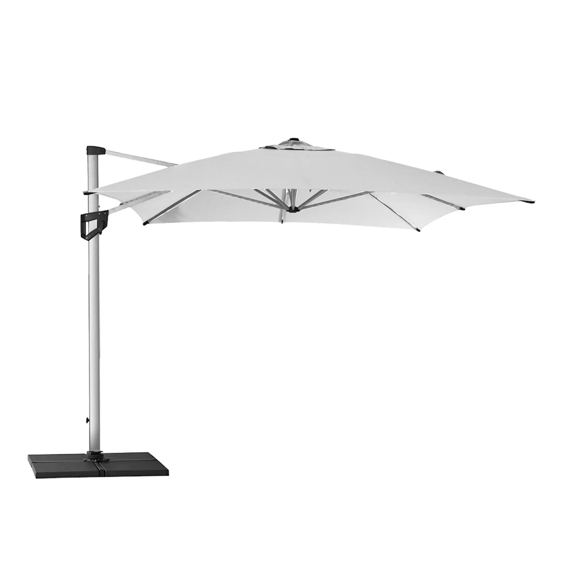 Hyde Luxe 3 x 3 m - Parasol & Parasol foot Tile - Cane-Line - NO GA