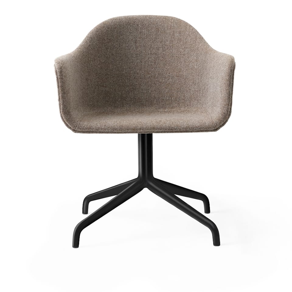 Harbour Swivel Chair Med Klädsel - Svart Aluminium