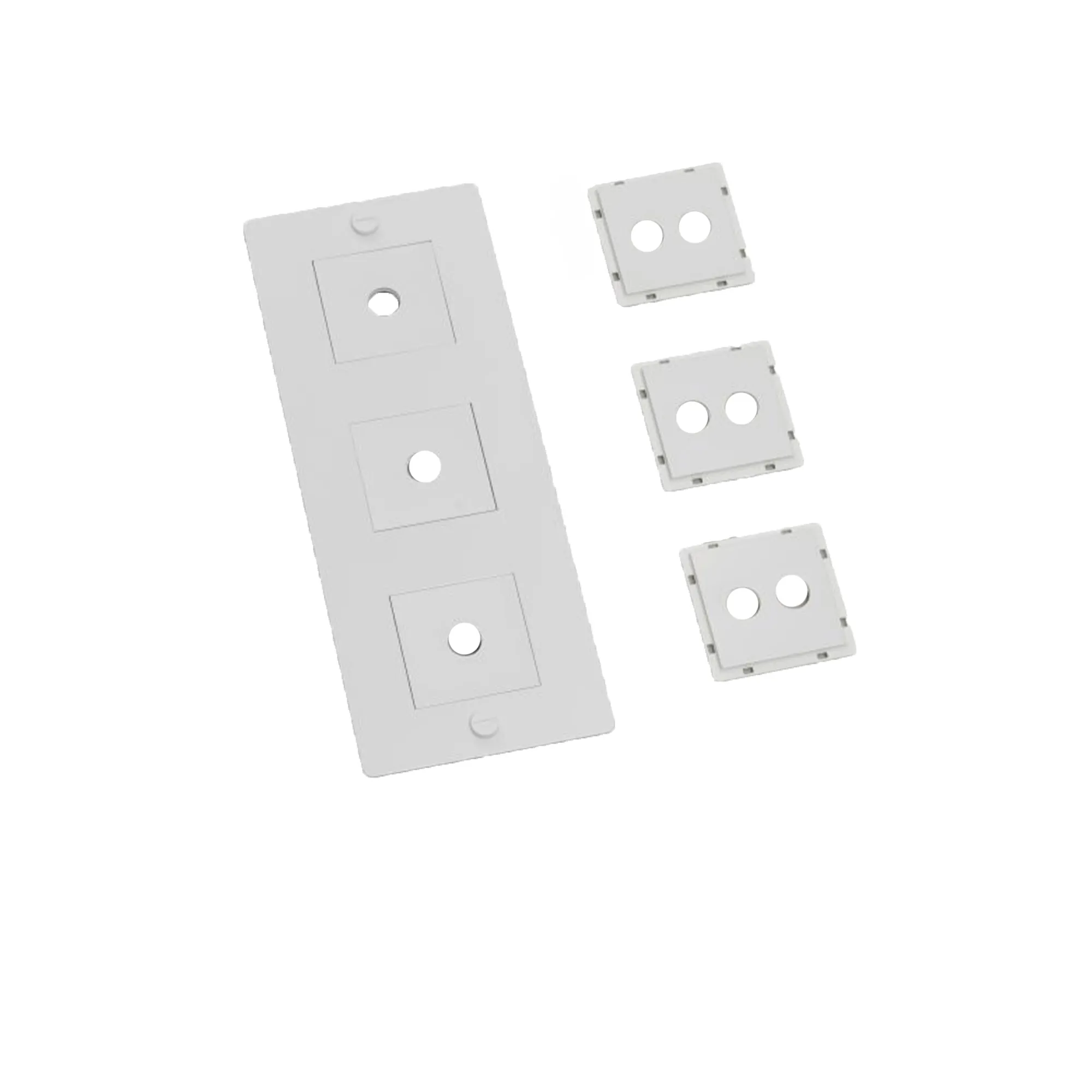 3G Wall Plate Vertical With Infills - 1