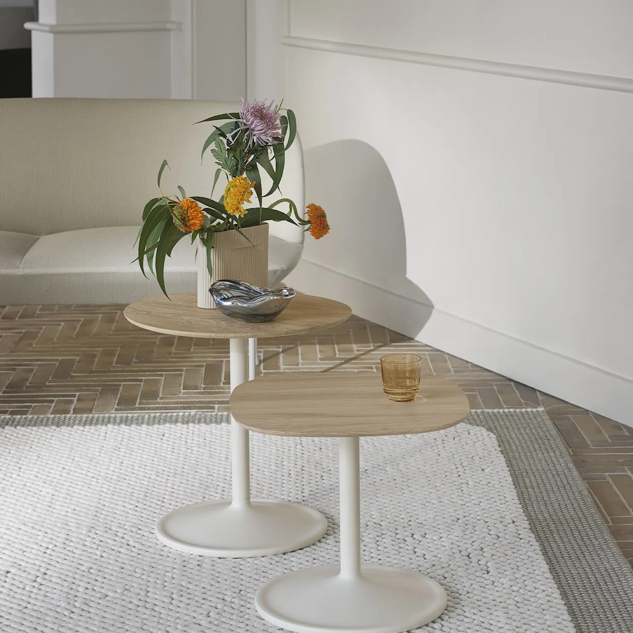 Soft side table H 48cm