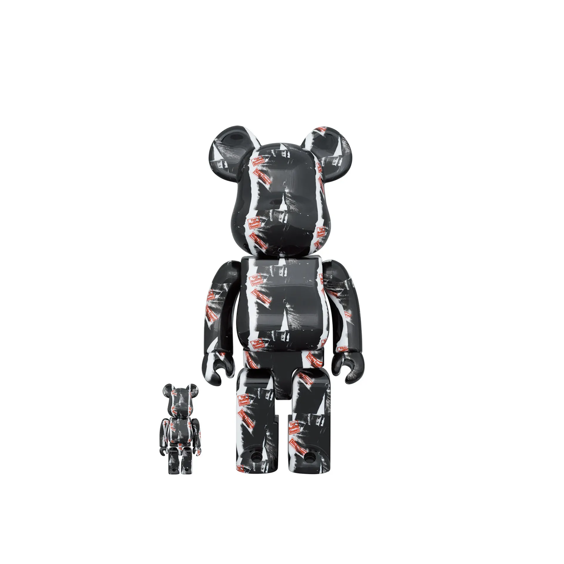 Buy BE@RBRICK Andy Warhol × The Rolling Stones Sticky Fingers 100% & 400%  from Medicom Toy | NO GA