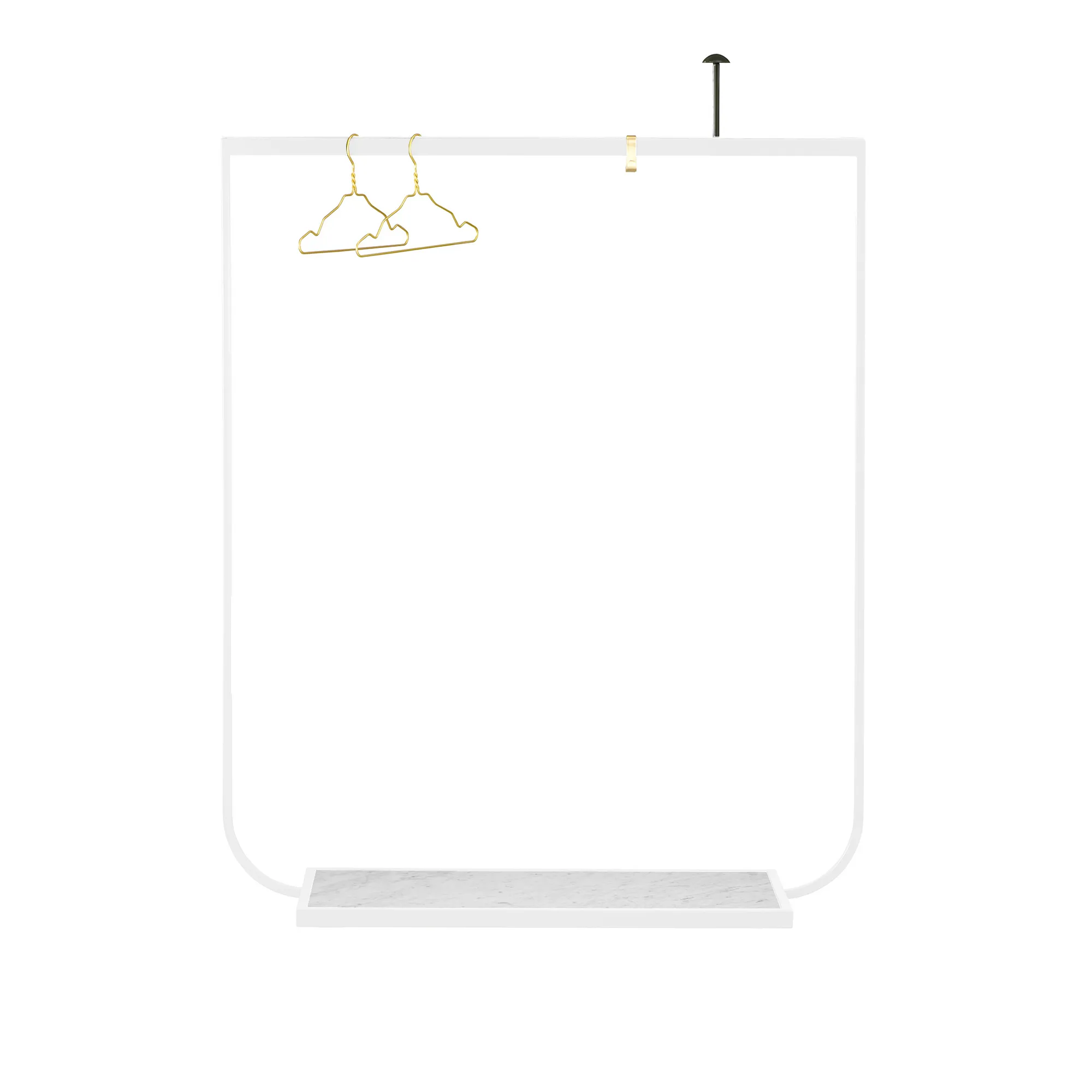 Tati Coat Rack Large Carrara Marble - 1