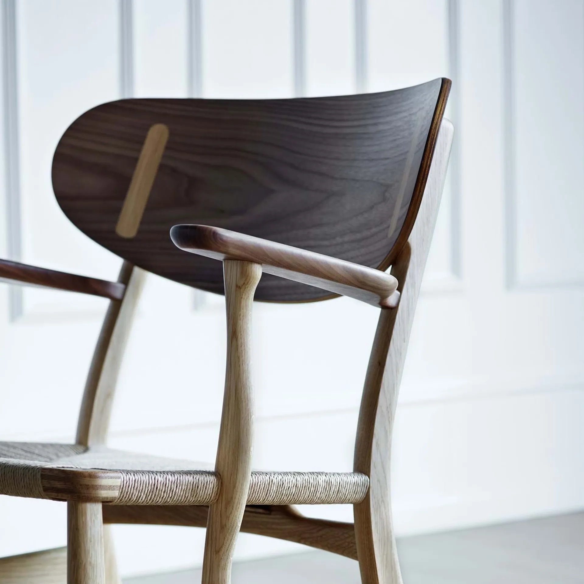 CH22 - Oak/Natural Braided Paper Cord - Carl Hansen - Hans J. Wegner - NO GA