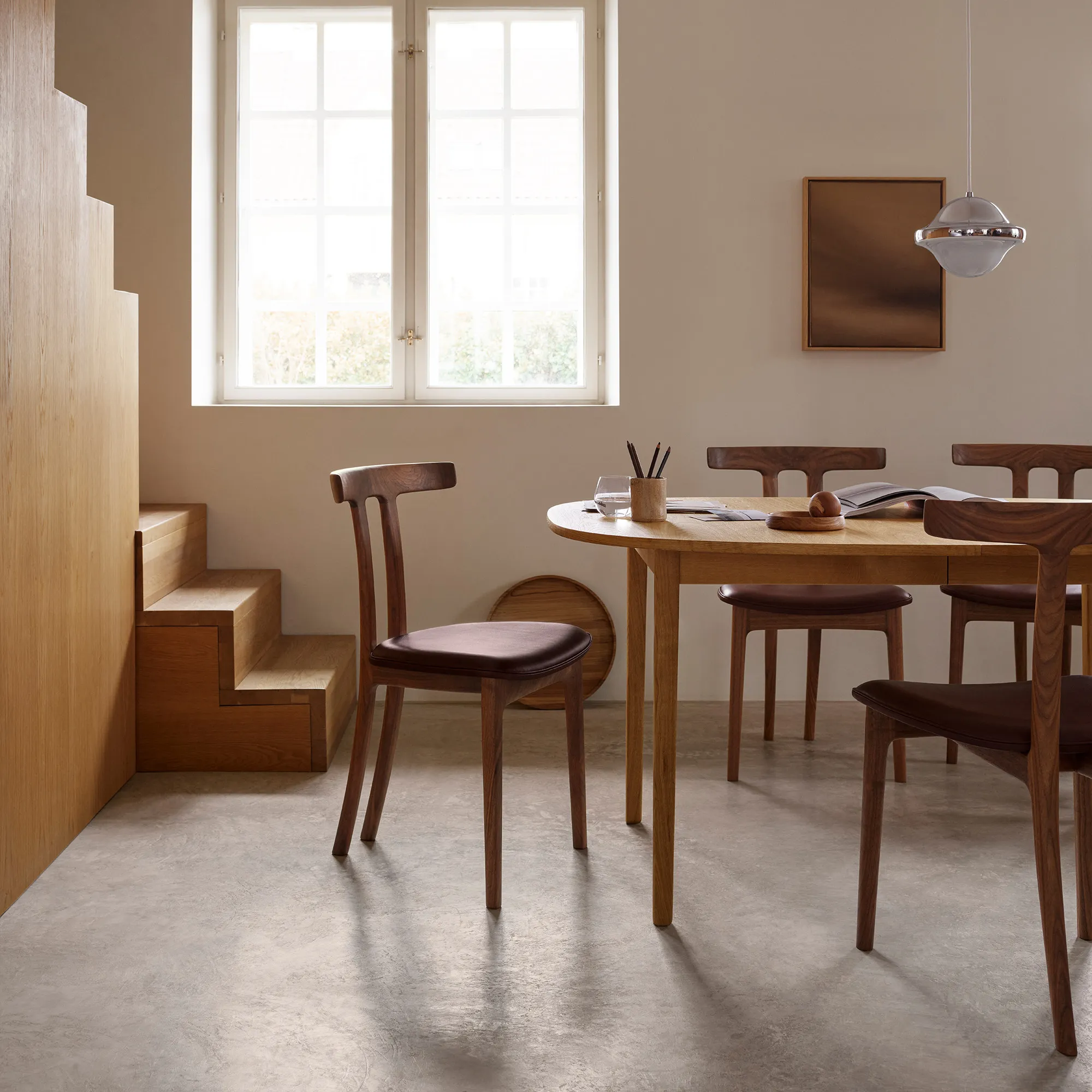 OW58 T-Chair eetkamerstoel eiken - 8