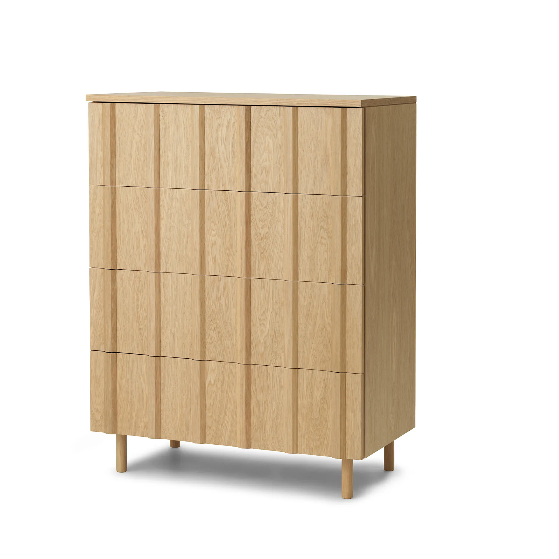 Rib Dresser 4 Drawers - Normann Copenhagen - NO GA