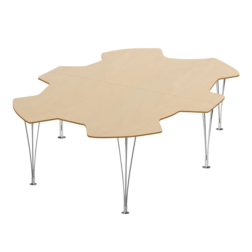 Mi 182 Kuggen Table - Birch Height: 72 cm