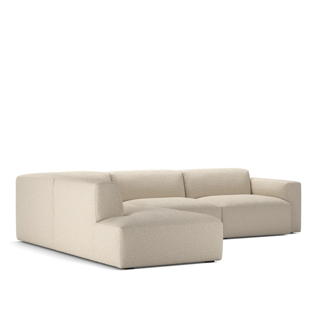 Brick 4-Seater Corner Open End Left