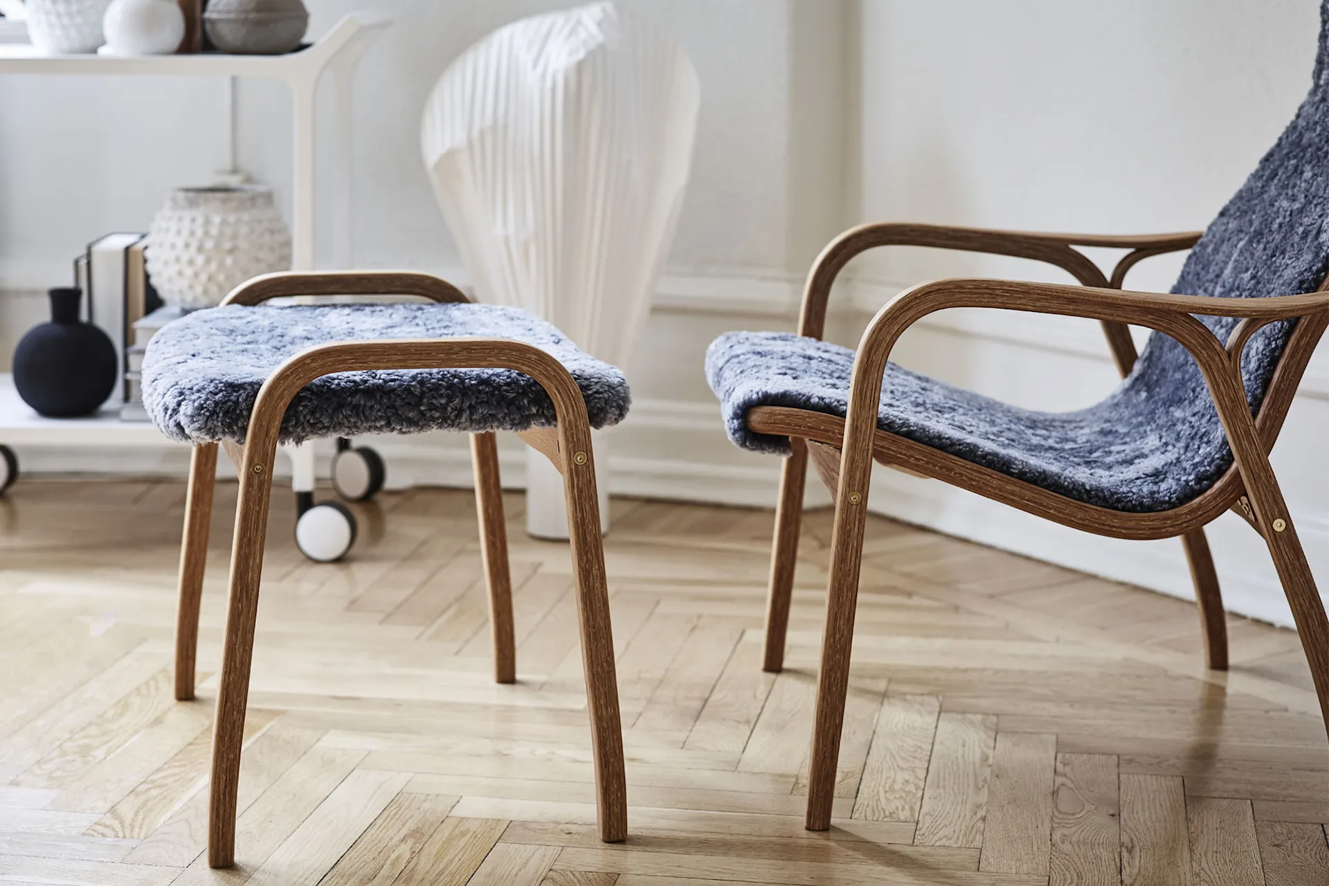 Lamino Footstool Oak - Swedese - Yngve Ekström - NO GA