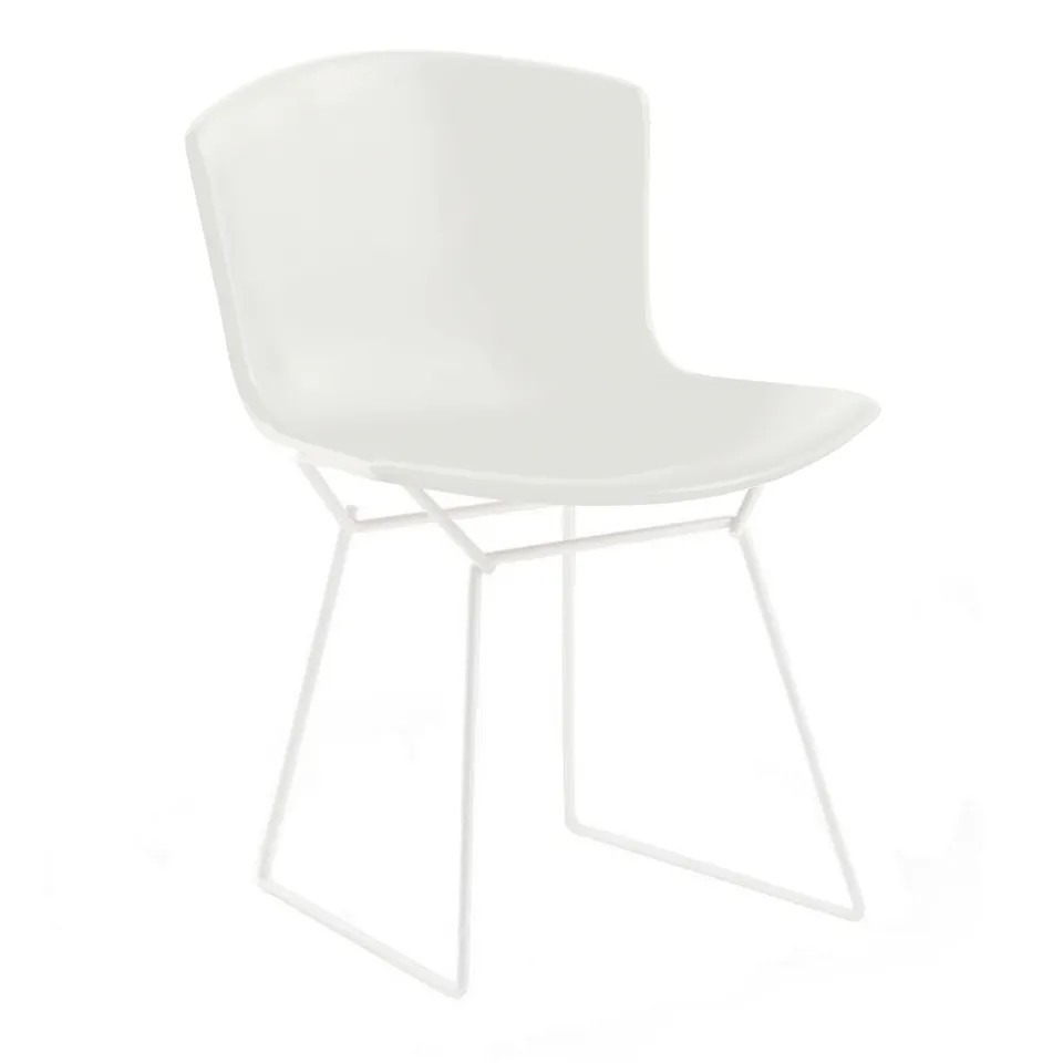 Bertoia Plastic Outdoor Chair White