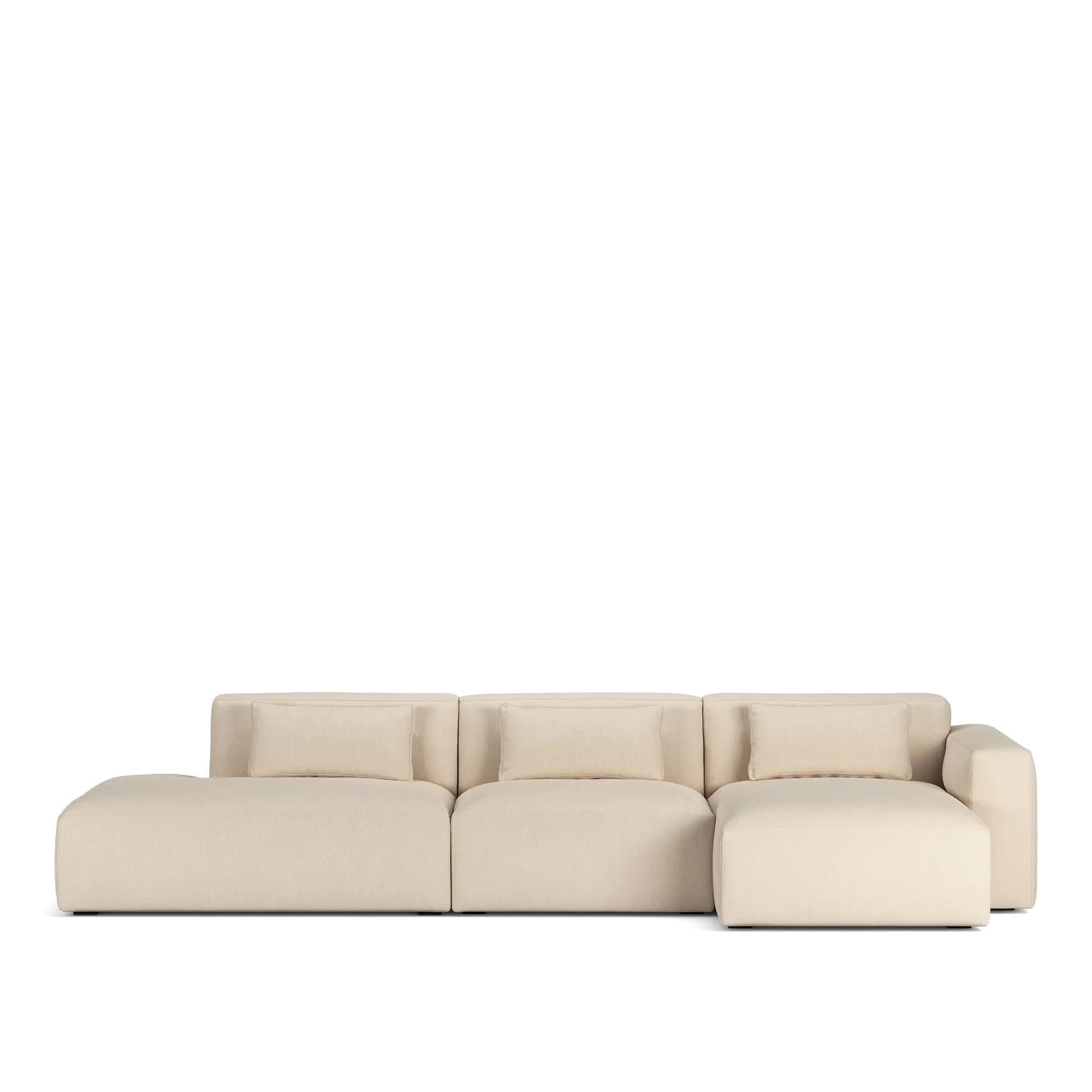 Brick 3-personers sofa chaiselong åben ende venstre - 9