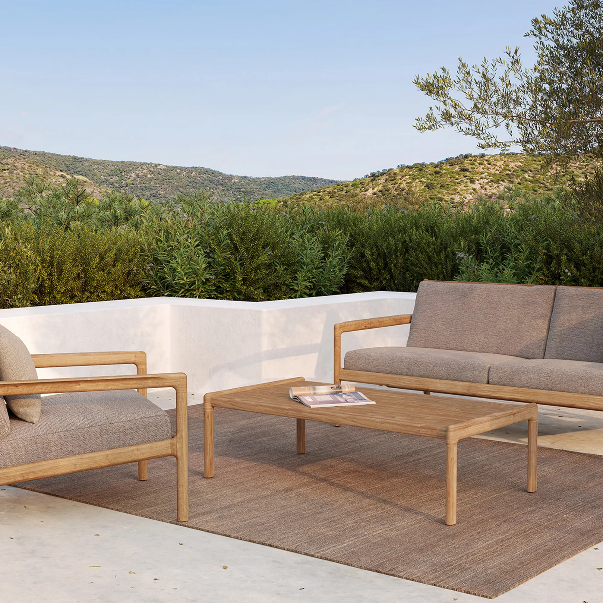 Jack Outdoor Coffee Table Teak - 2