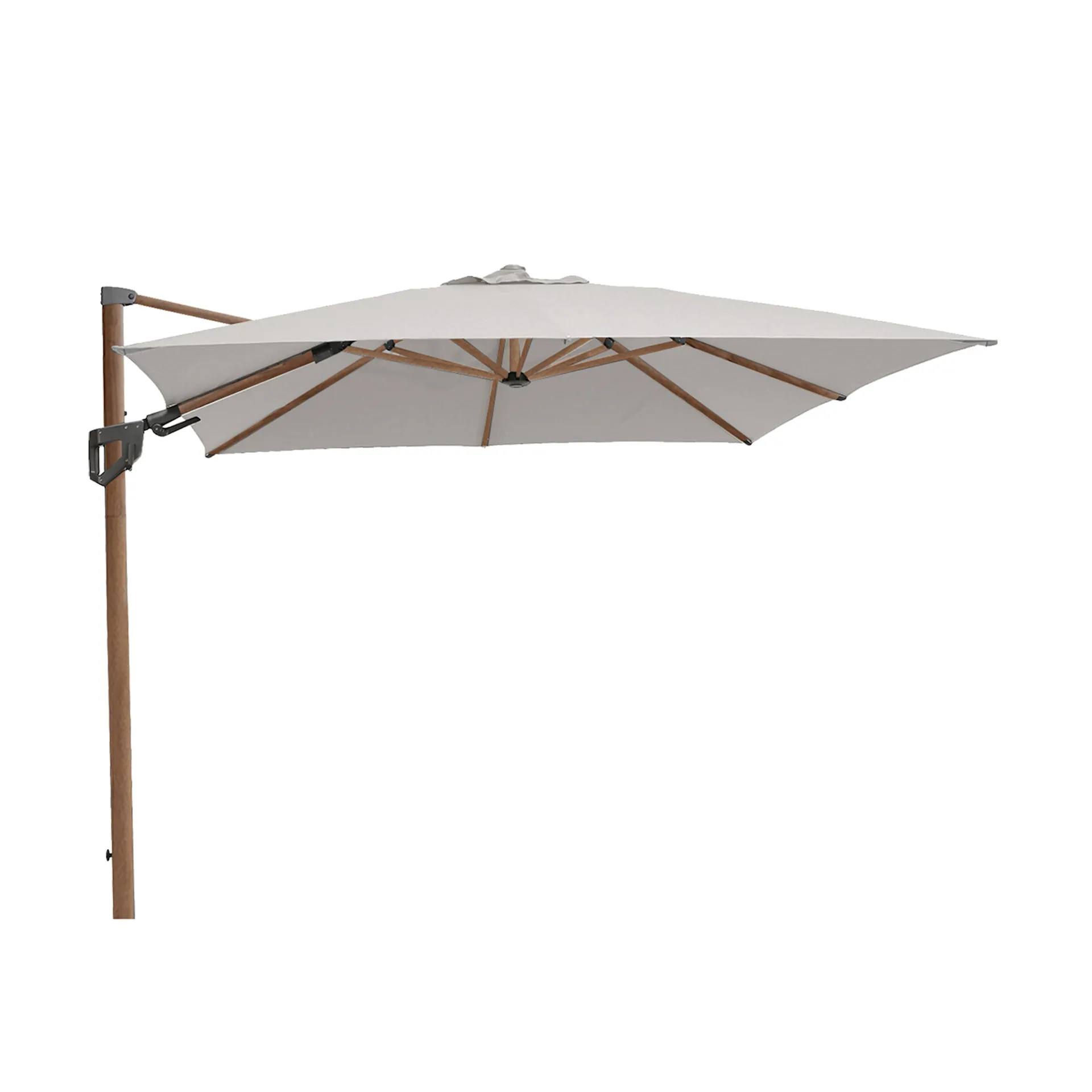 Hyde luxe hanging parasol wood, 3x4 m - Cane-Line - NO GA