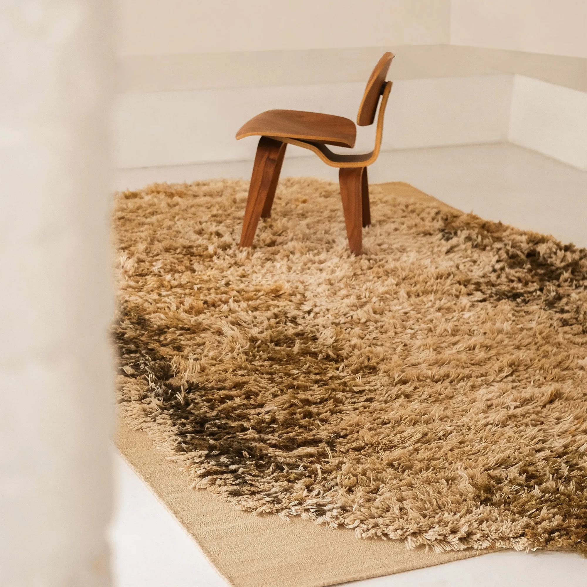 Alga uldtæppe Ochre - 3