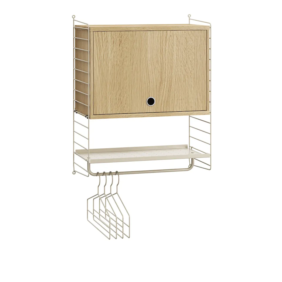 Gang reolsystem V eg/beige