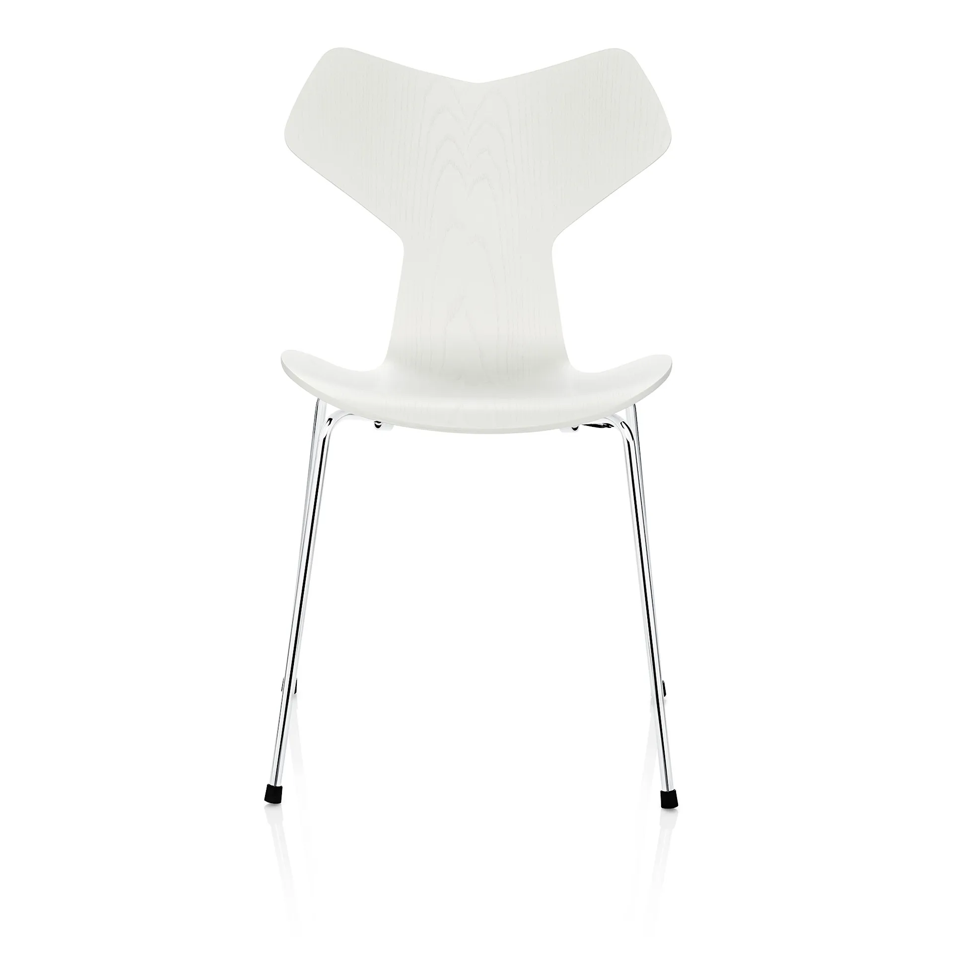 3130 Grand Prix Chair Ash Veneer Chrome - Fritz Hansen - Arne Jacobsen - NO GA