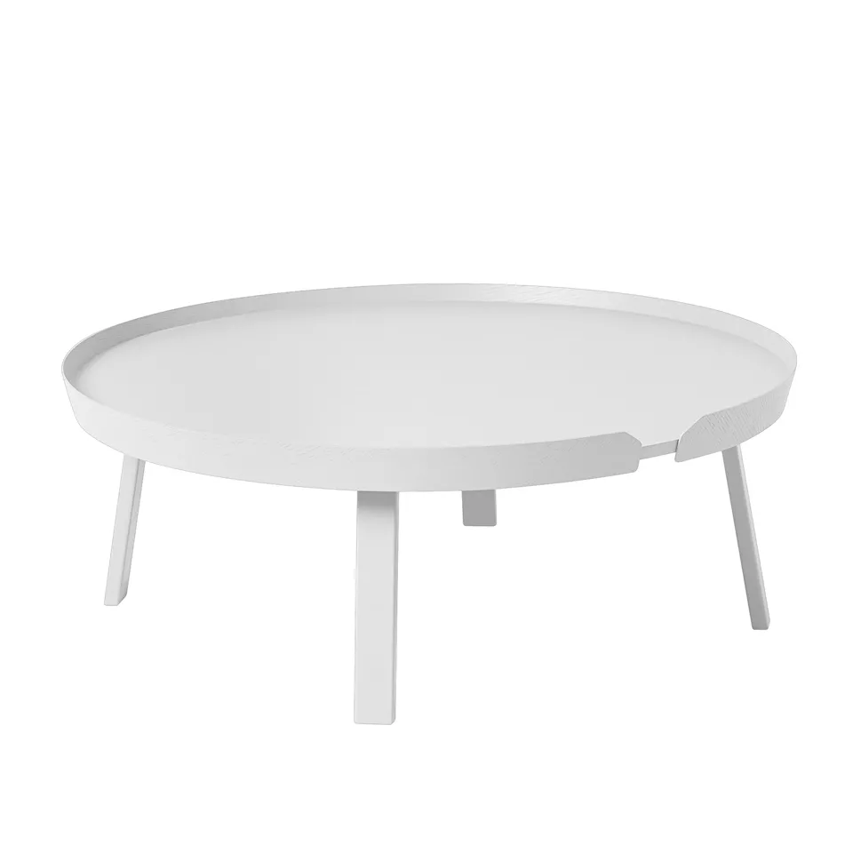 Around Coffee Table - XL, Finish - White