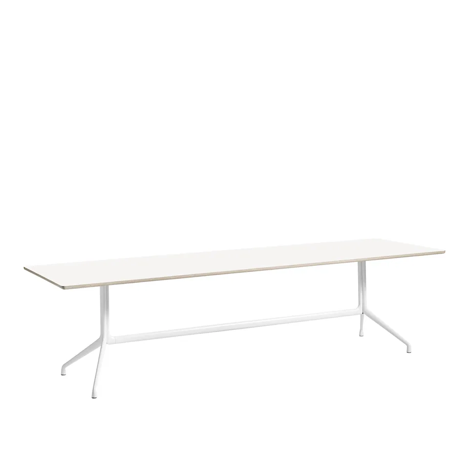 About a Table AAT10 - White Base - White Laminate - 280x90x73 cm