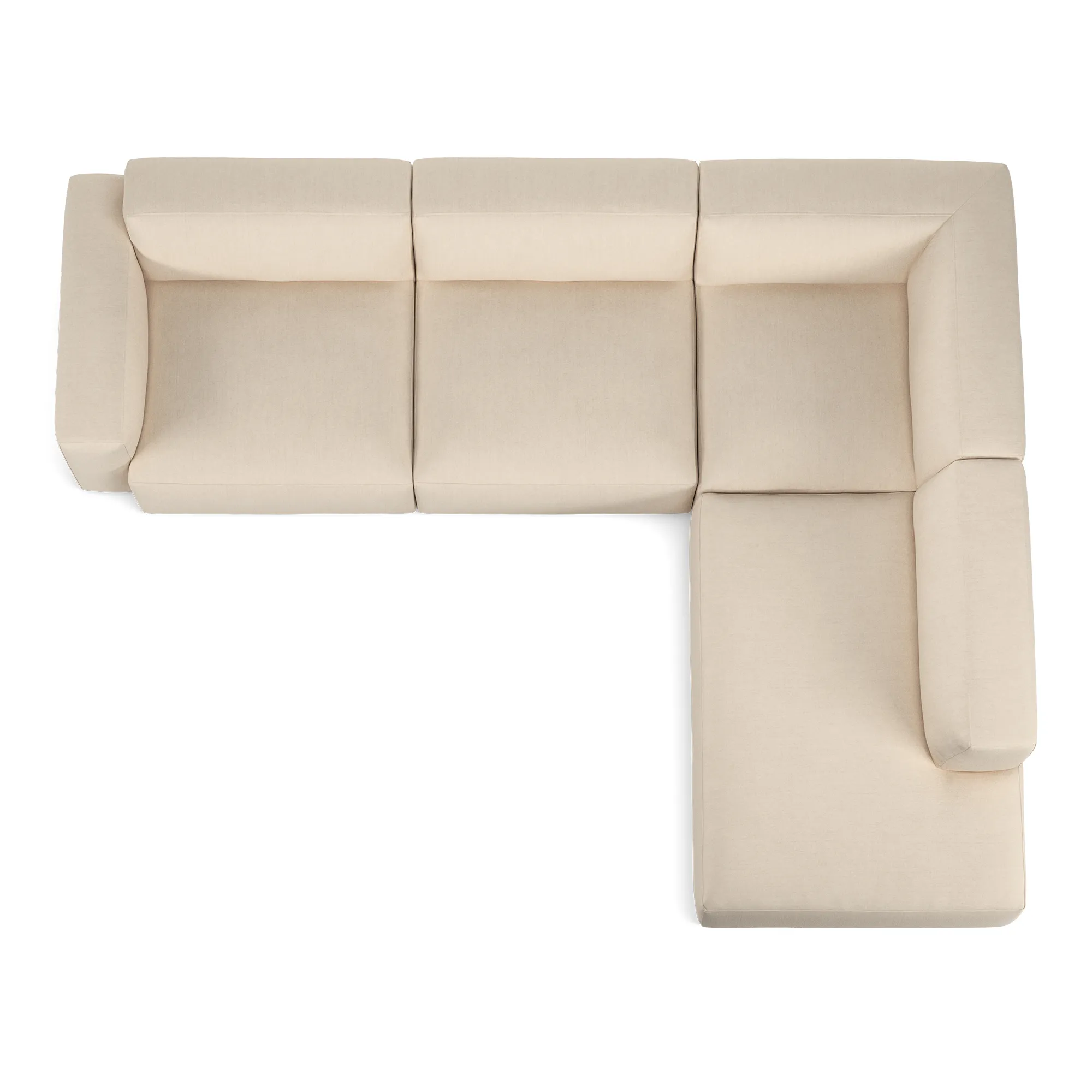 Brick 4-Seater Corner Open End Right - 8