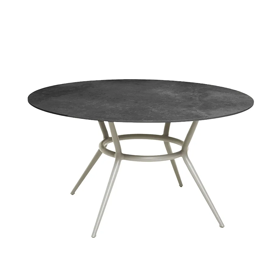 Joy Round Table 144, Fossil Ceramic Black