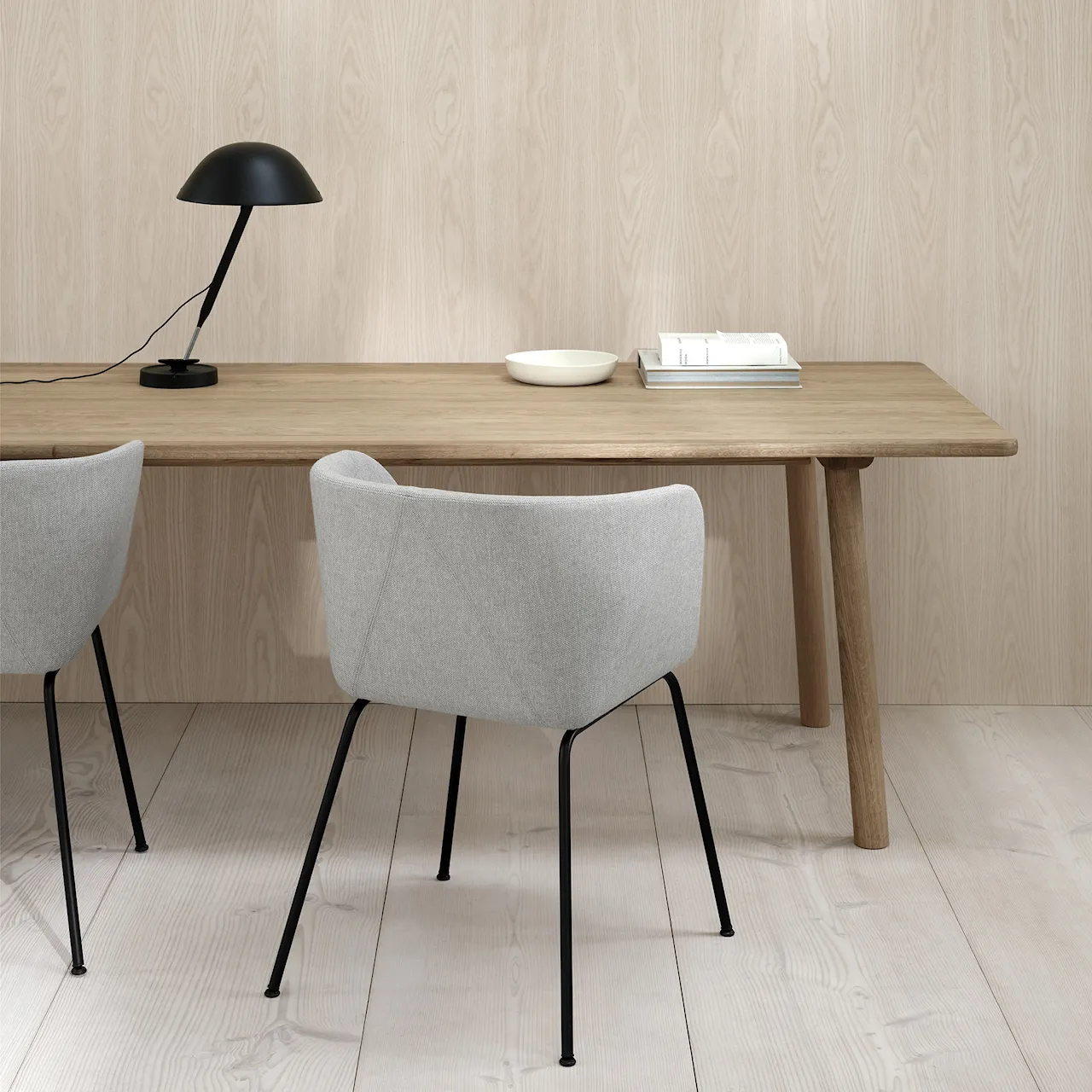 Taro Table, 220 x 93,5, Såpad ek