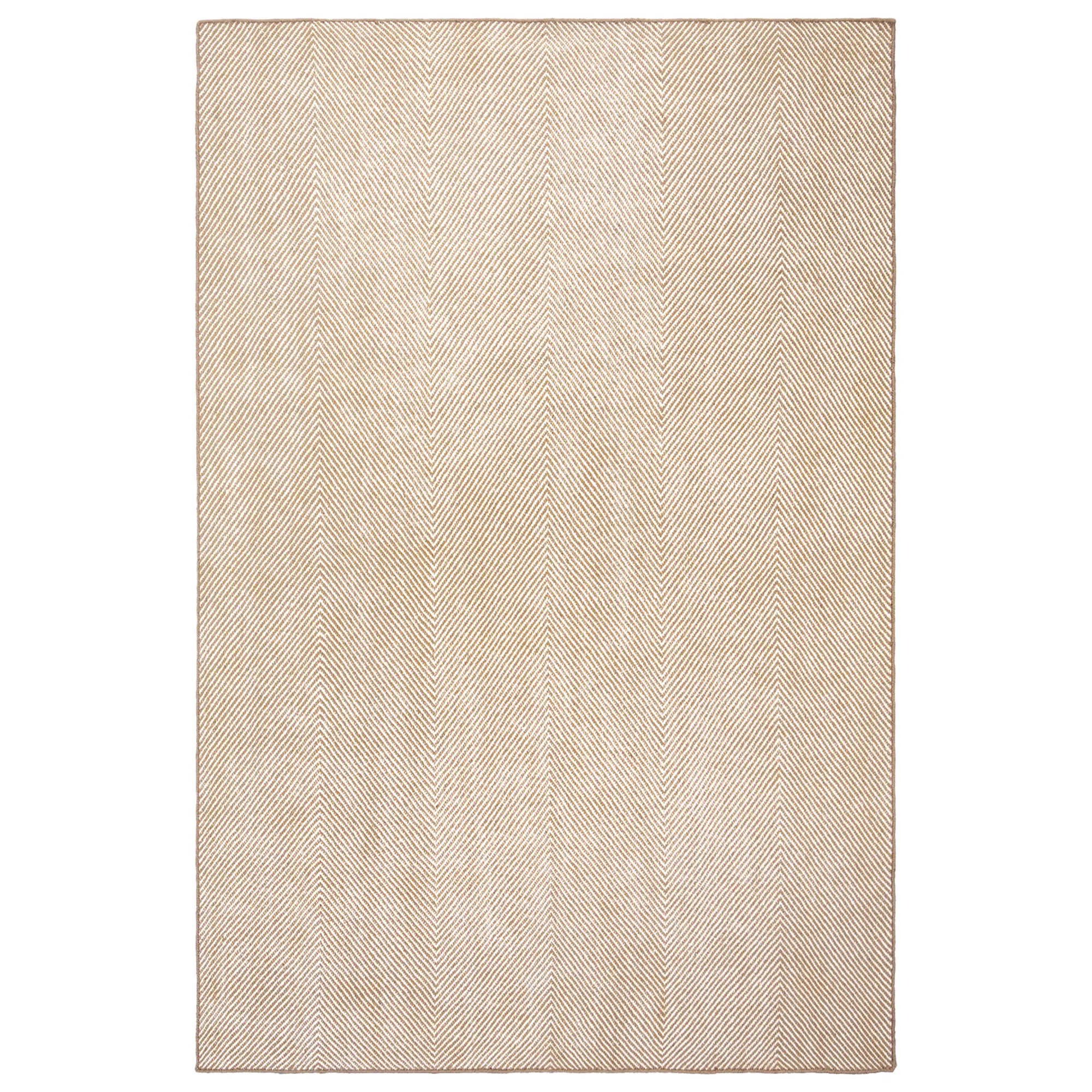 Jute Herringbone Natural/Cream Rug - 1