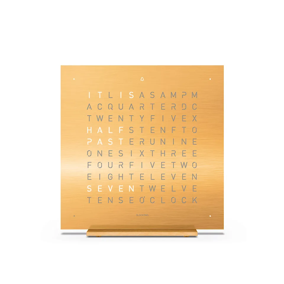 Qlocktwo Touch Special Edition - Golden Legend