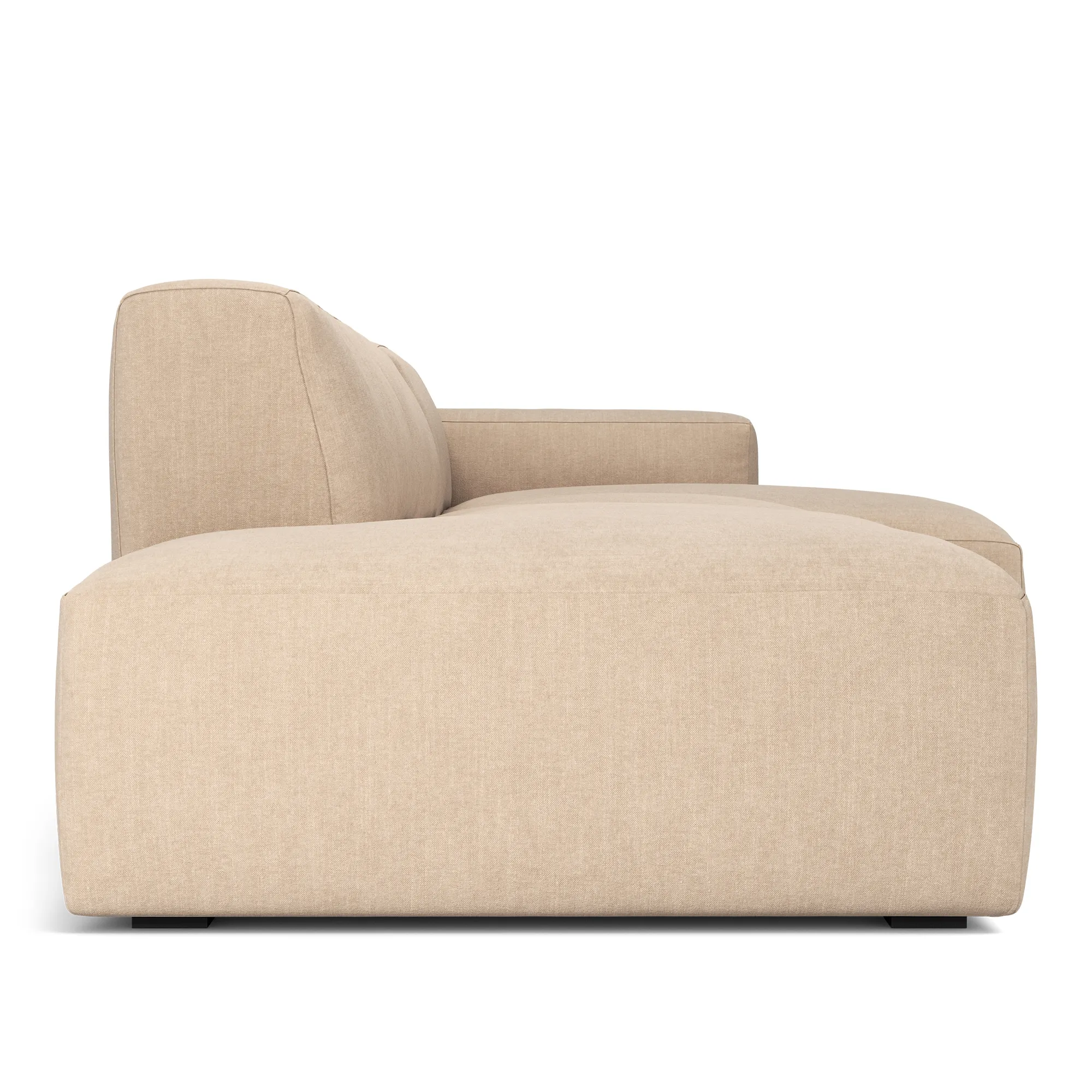 Brick 3-Seater Chaise Lounge Open End Left - 3