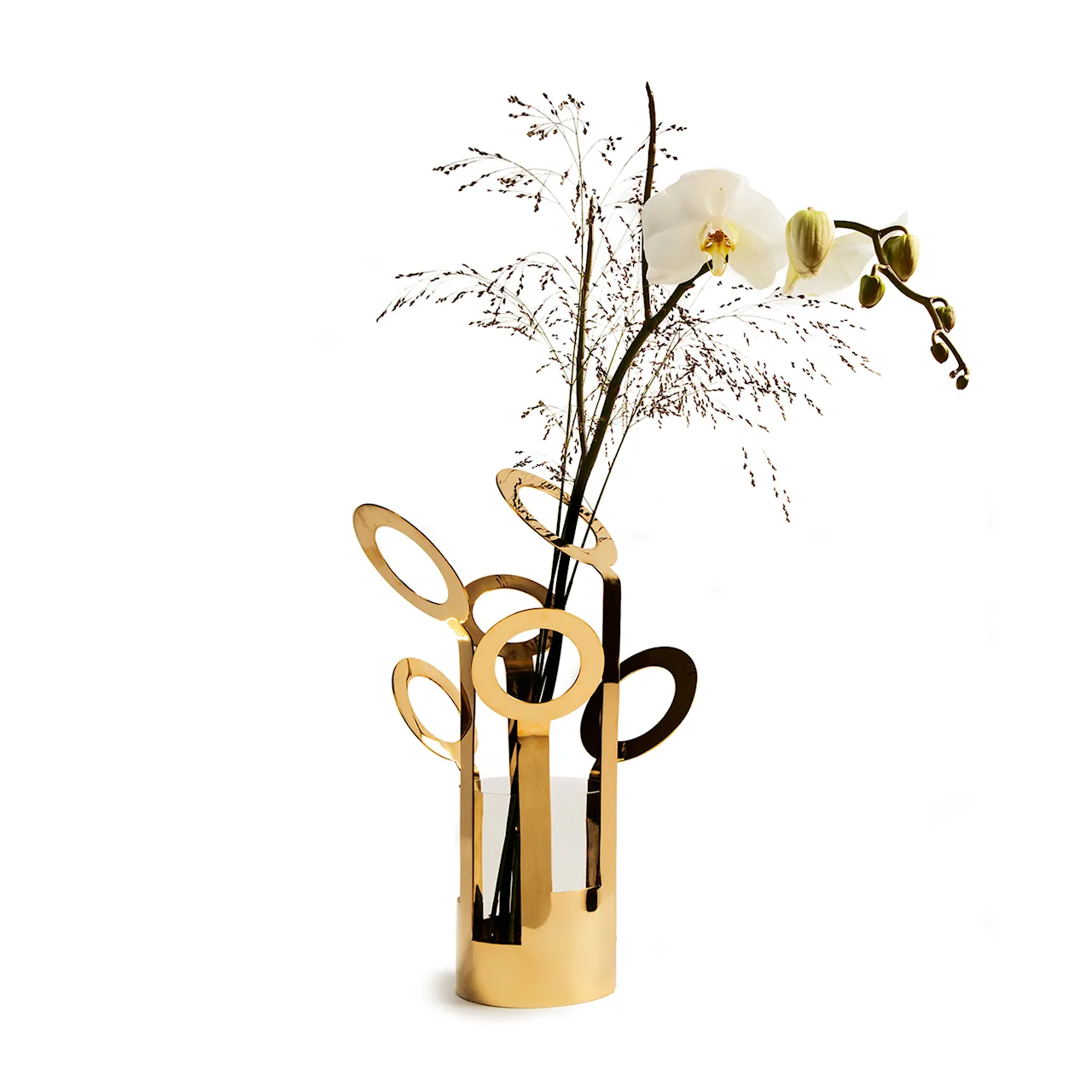 Fanny Vase Small - Brass