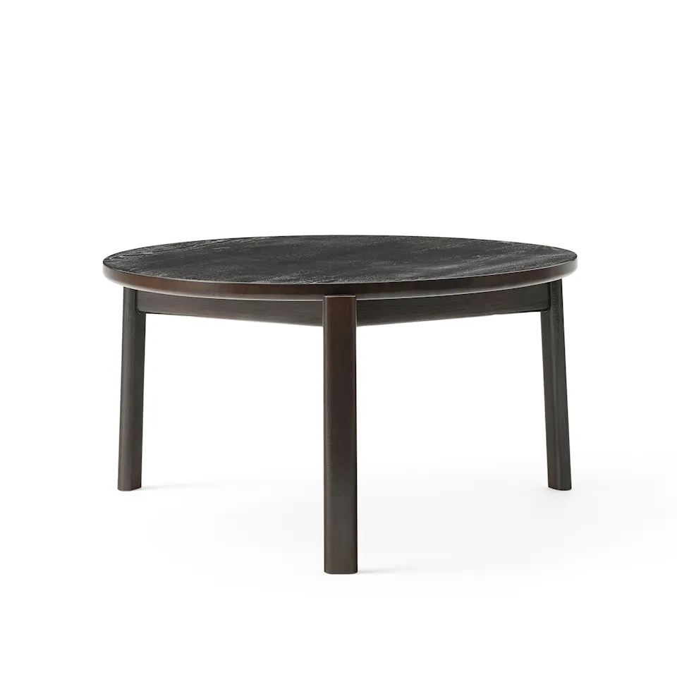 Passage Lounge Table 70 cm Dark Lacquered Oak