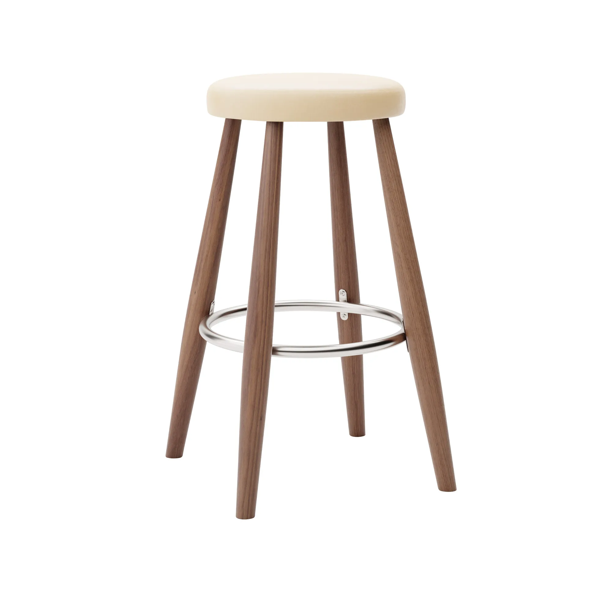 CH58 Bar Stool Walnut - 1