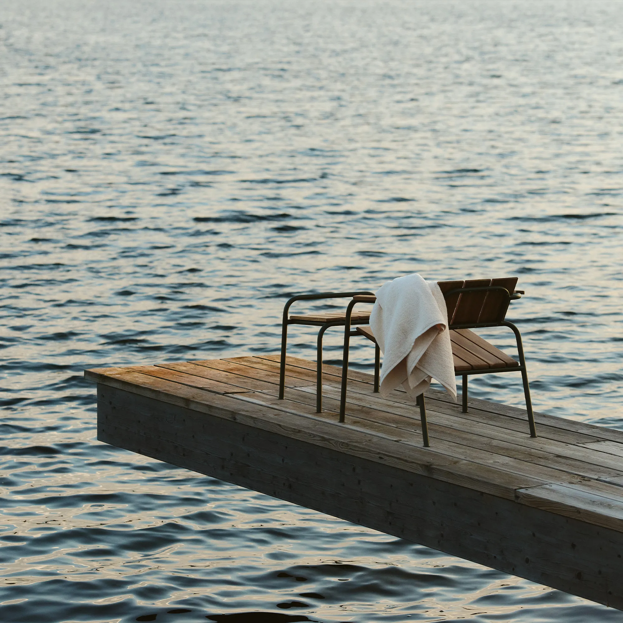 Kallio Outdoor Lounge Chair & Footstool - 11