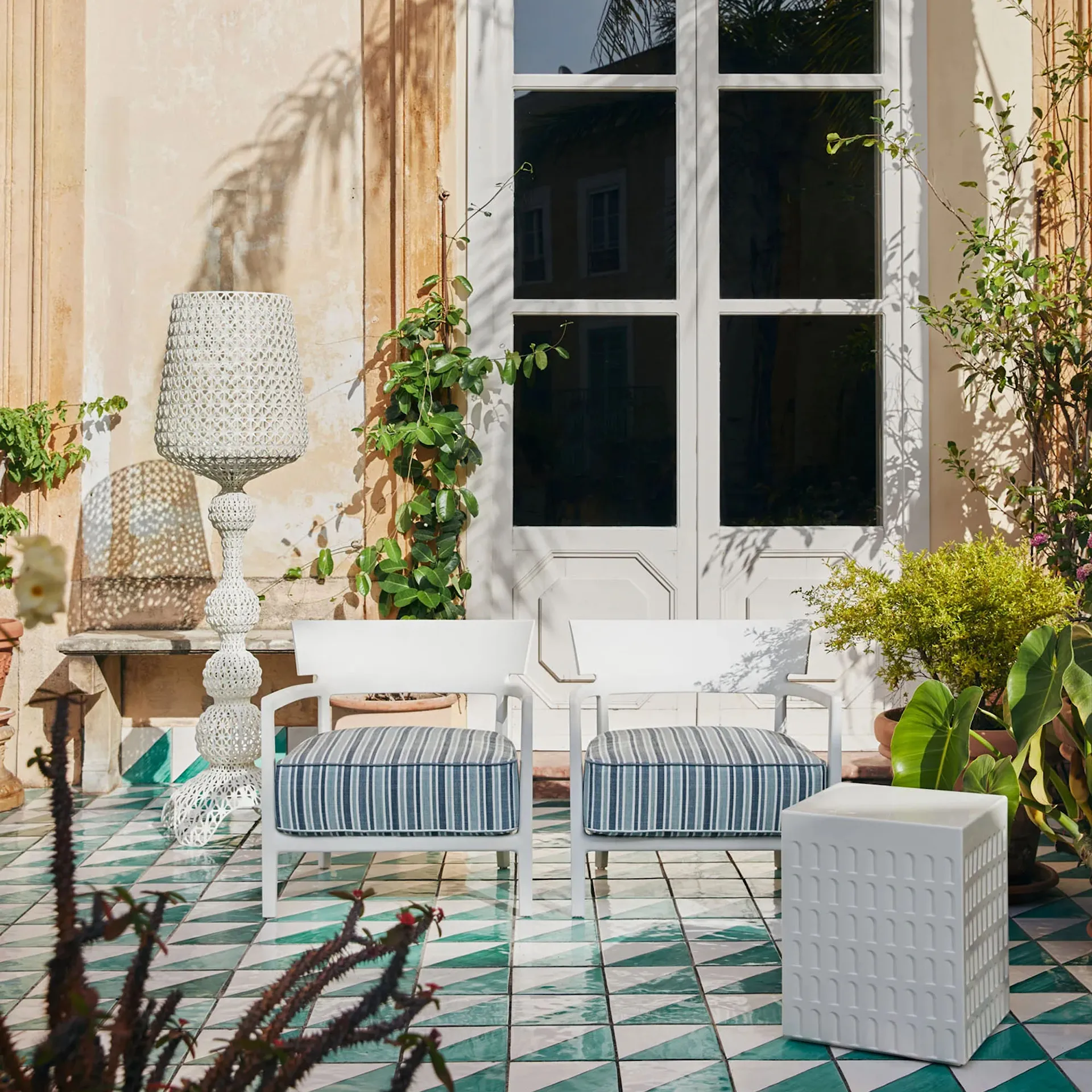 Cara Mat Outdoor Armchair - Kartell - Philippe Starck - NO GA