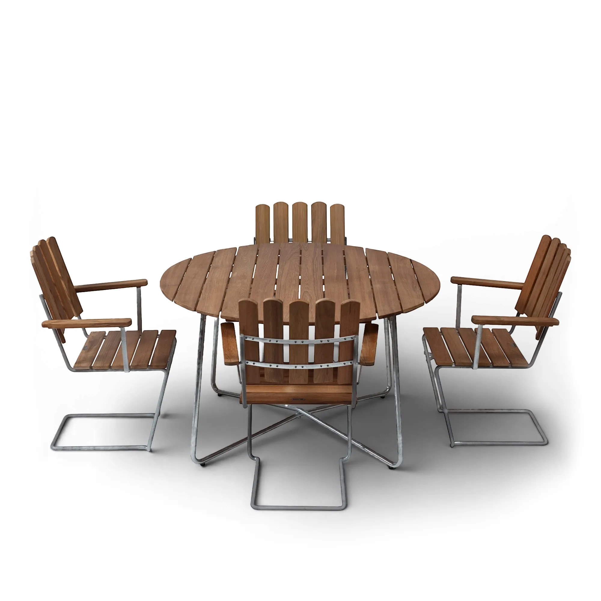 The classic series - 9A Table & 4 pcs A2 Armchairs - 1