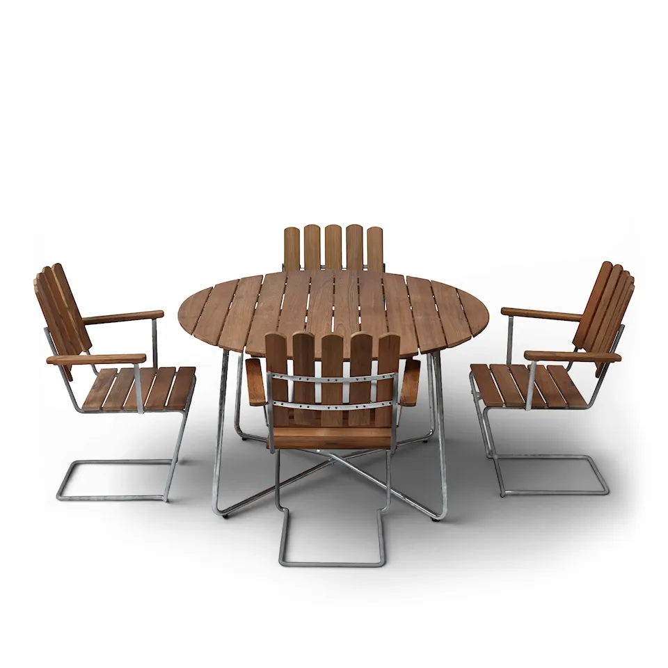 The classic series - 9A Table & 4 pcs A2 Armchairs