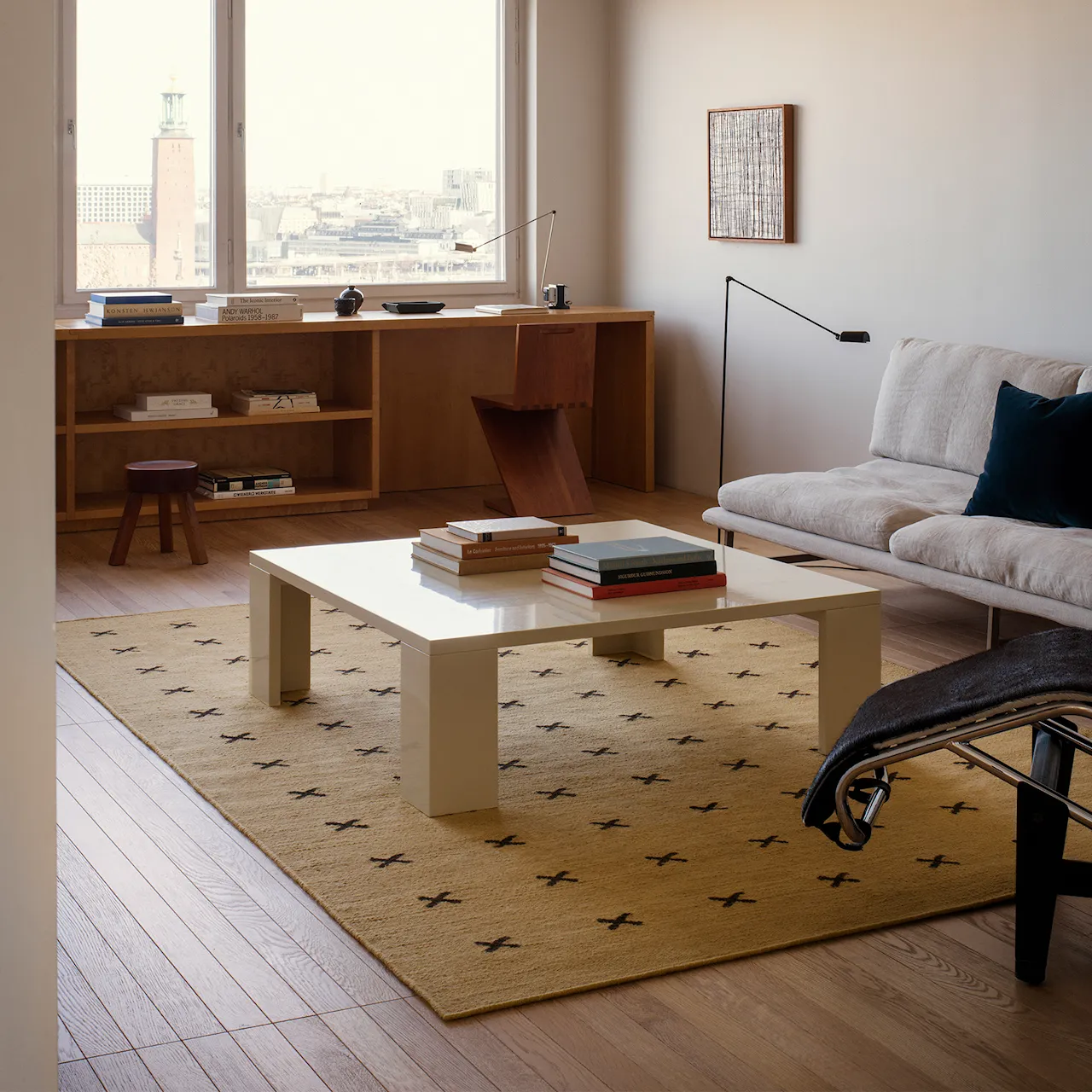 Cross Mustard/Dark Brown villamatto