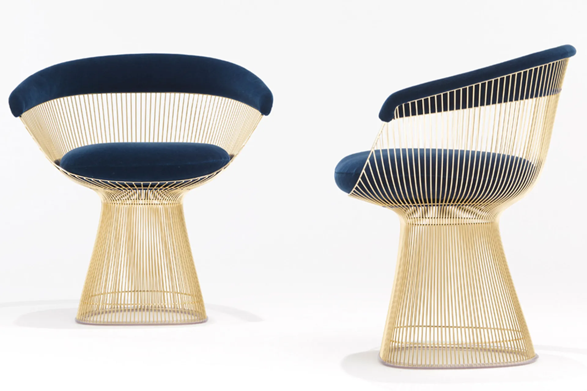 Platner Side Chair - 18k Gold - Knoll - Warren Platner - NO GA