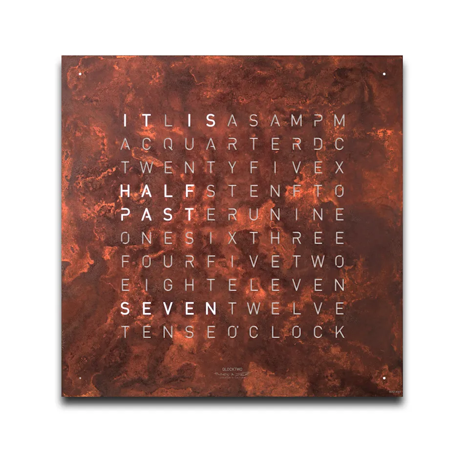 Qlocktwo Earth 45 Creator's Edition – Rust
