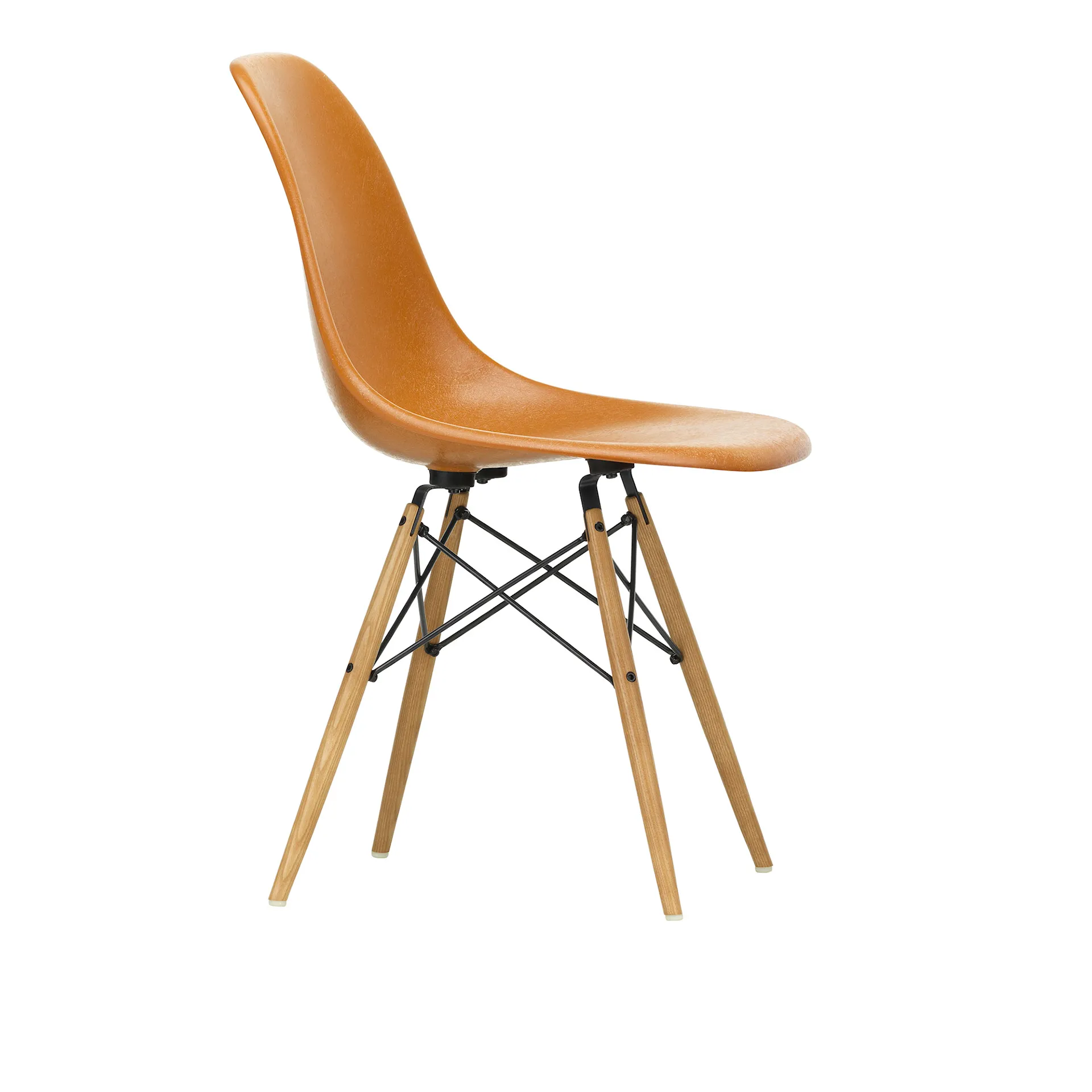 Eames Fiberglass Chair DSW tuoli Ash Honey Tone - Vitra - Charles & Ray Eames - NO GA