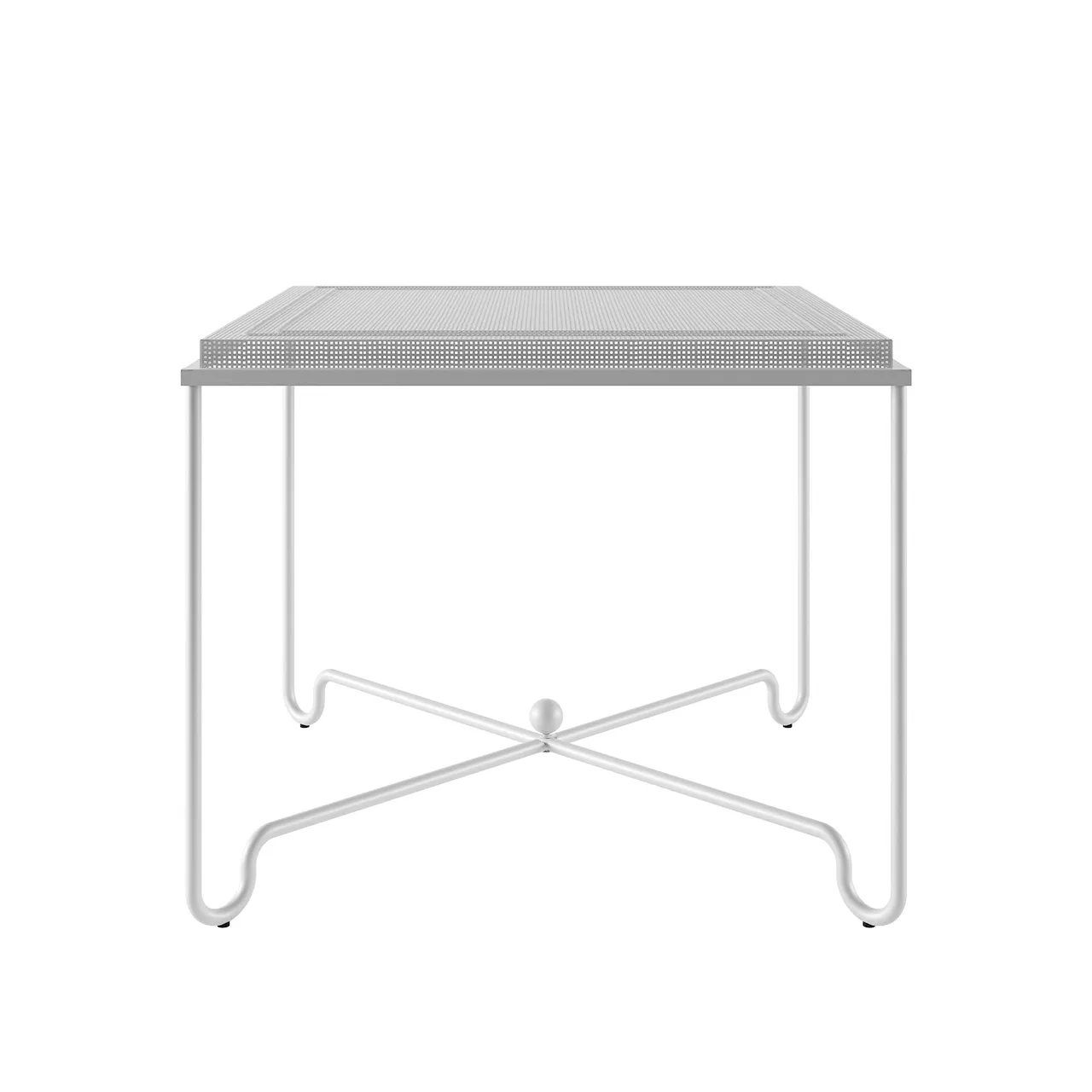 Tropique Dining Table, Classic White Semi Matt