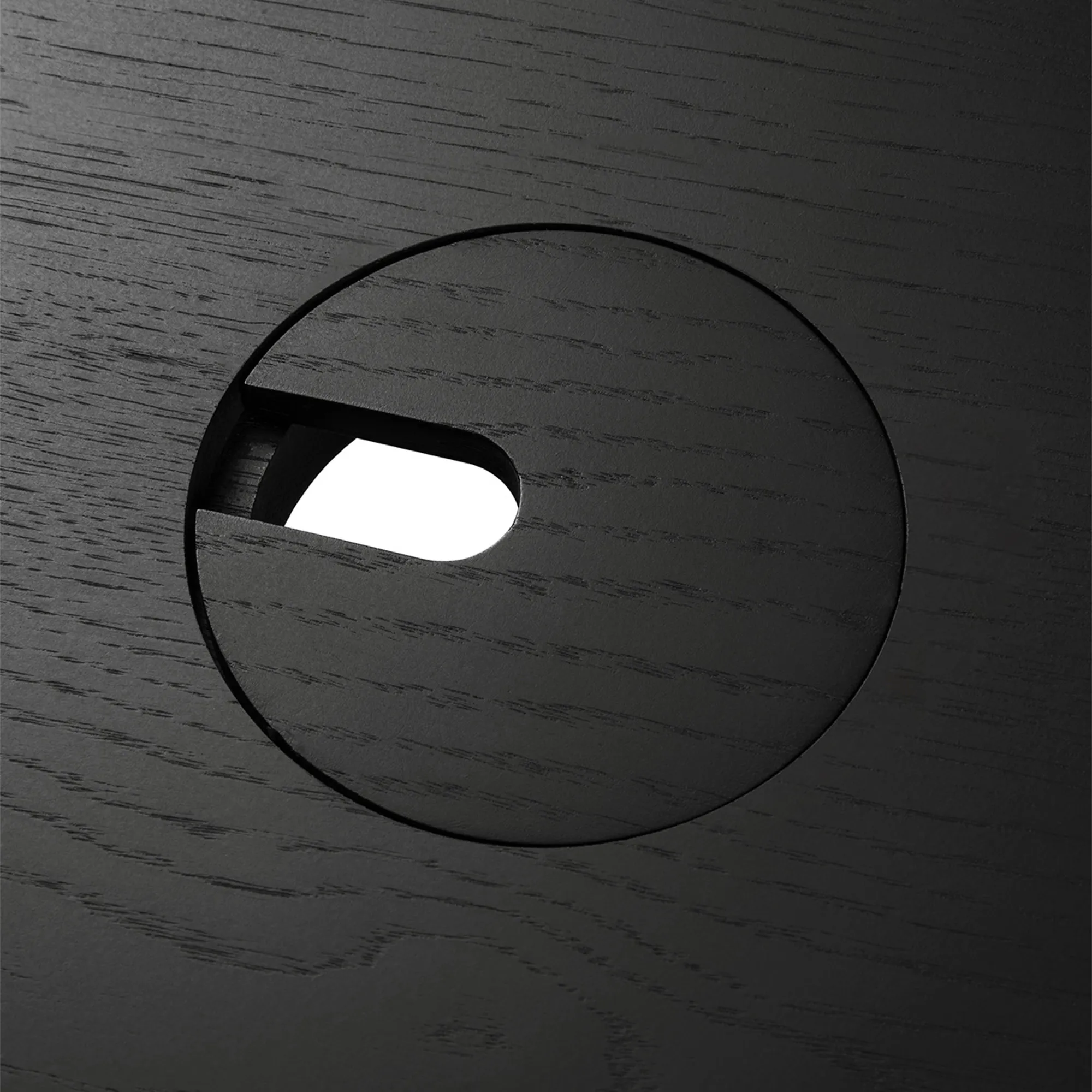 U Desk Black Oak - 8