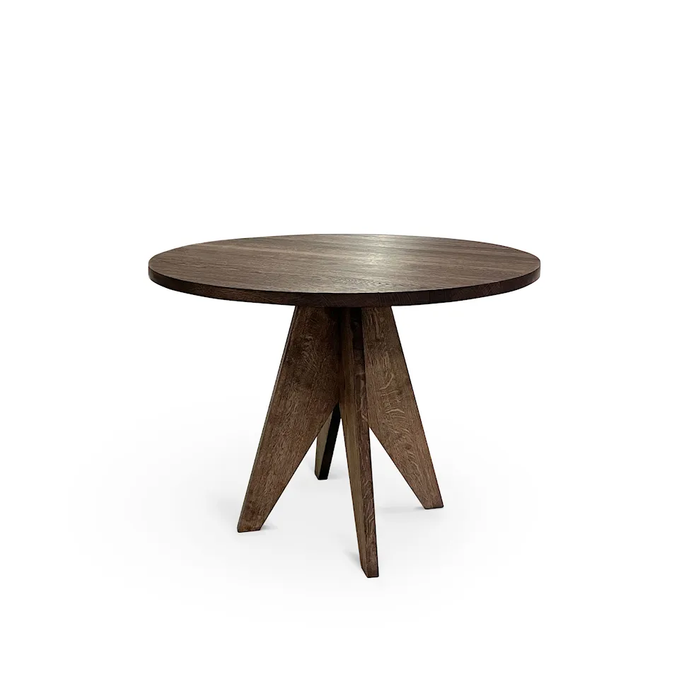 Pose Table Round 120 Smoked Oak