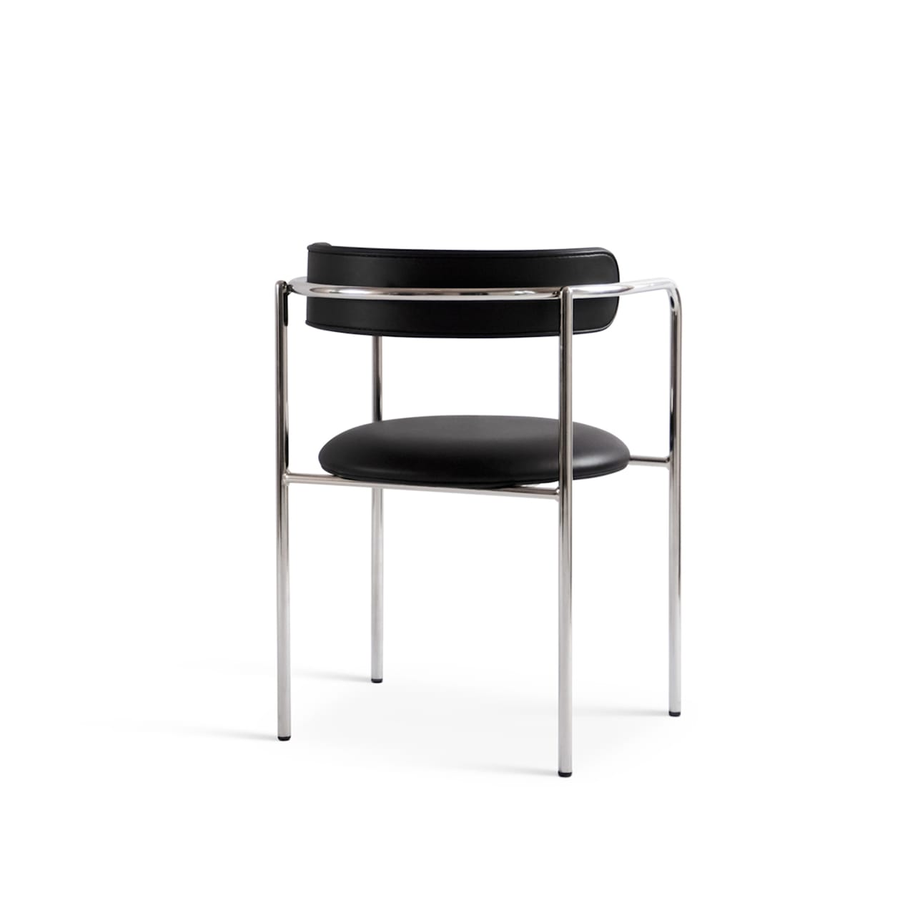 FF Chair Rounded Chrome Legs