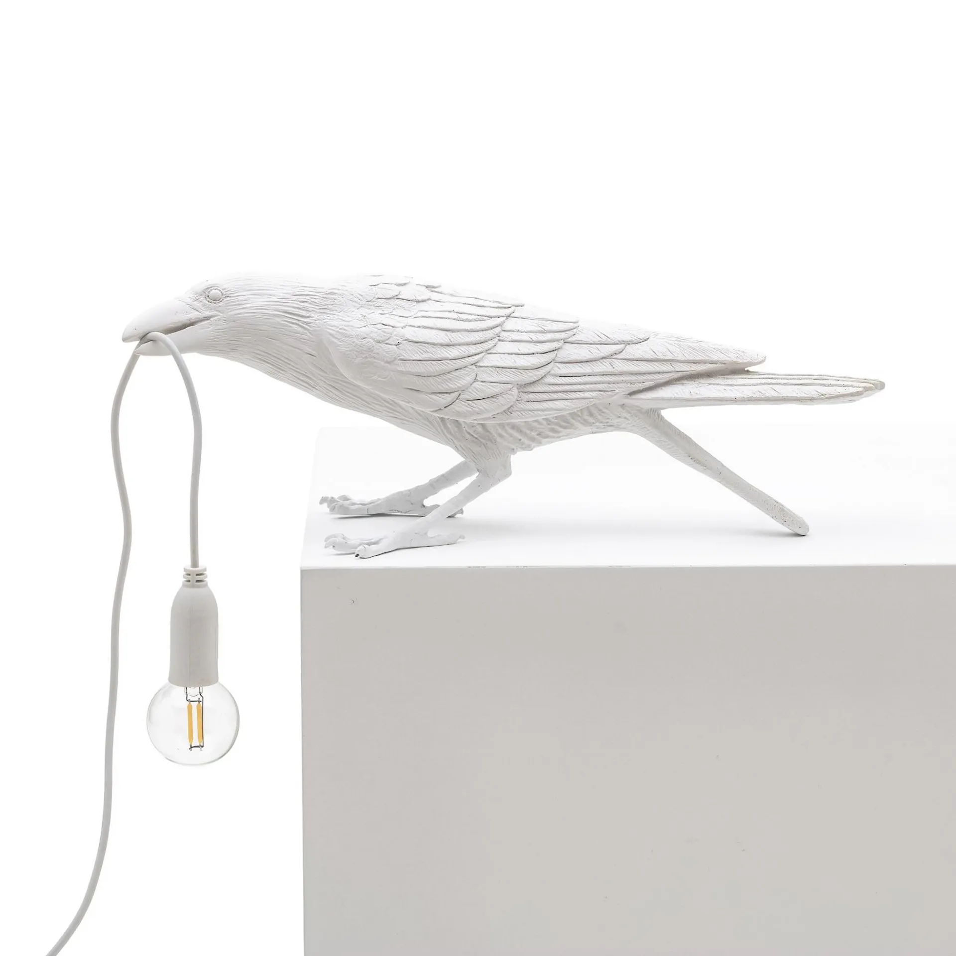 Bird Lamp Playing - White - Seletti - NO GA