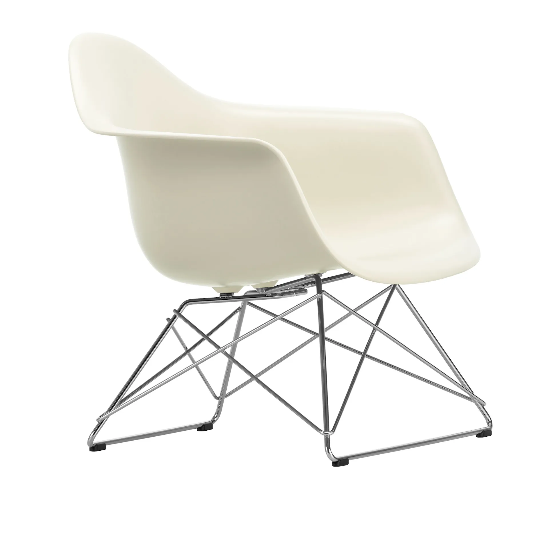 Eames RE Plastic Armchair LAR fauteuil Chrome - Vitra - Charles & Ray Eames - NO GA