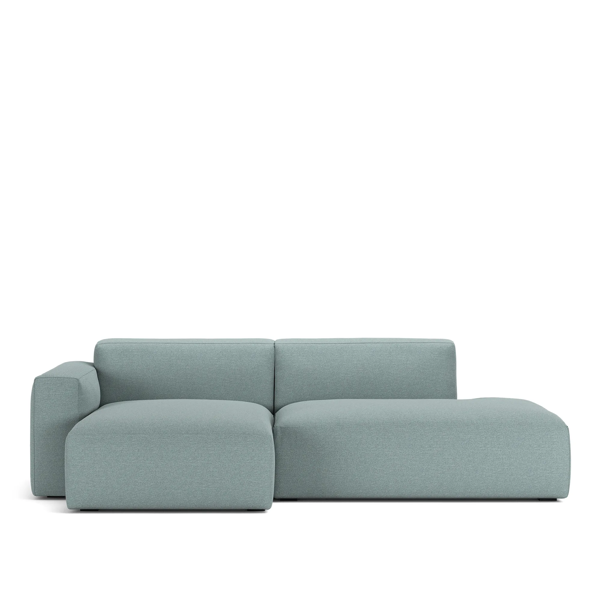 Brick 2-Seater Chaise Lounge Open End Right - 1