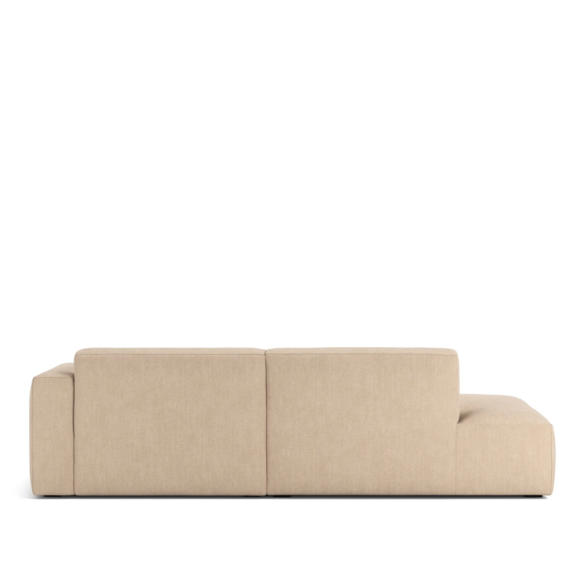 Brick 2-zitsbank met chaise longue open uiteinde links - 6