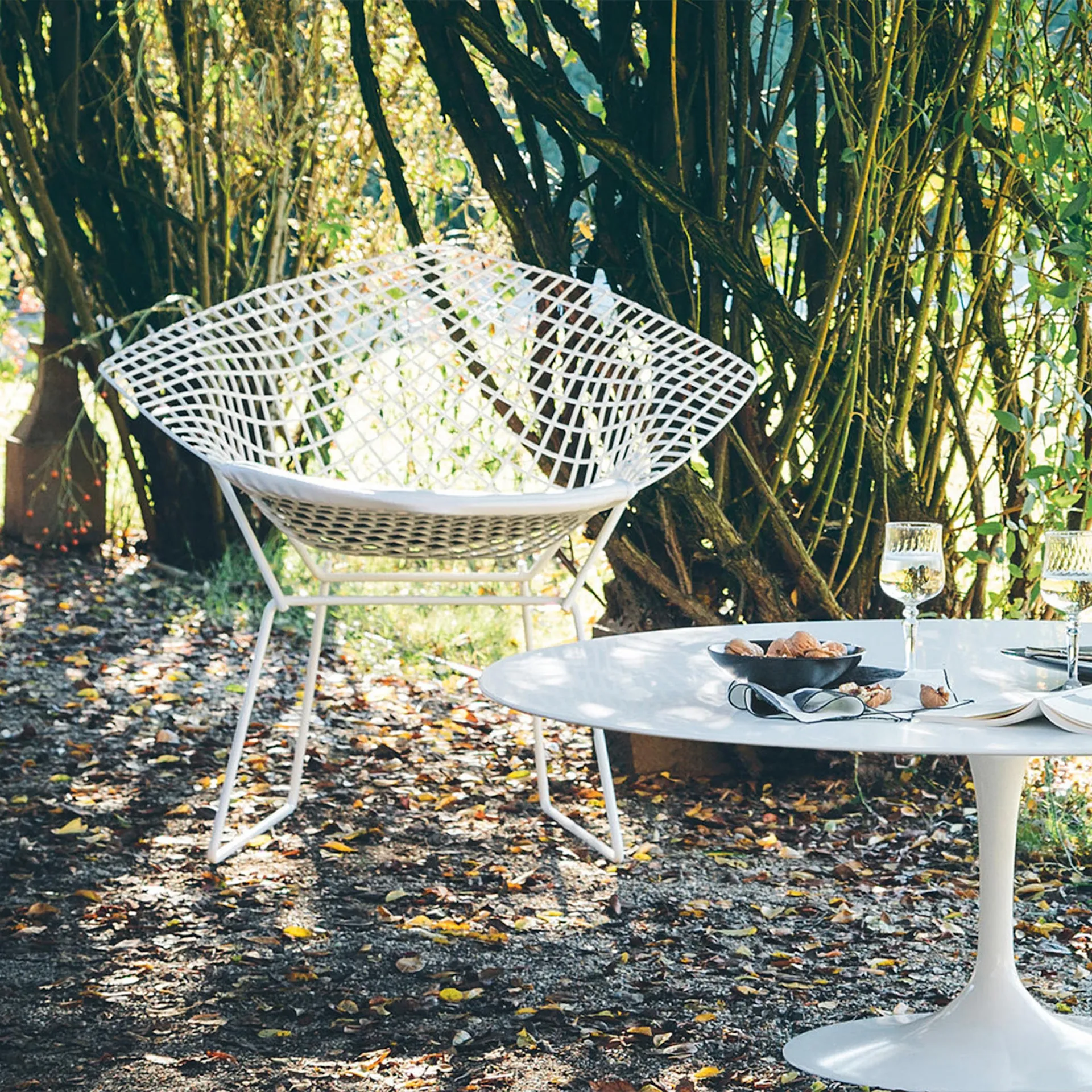 Bertoia Diamond udendørs lænestol - Knoll - Harry Bertoia - NO GA