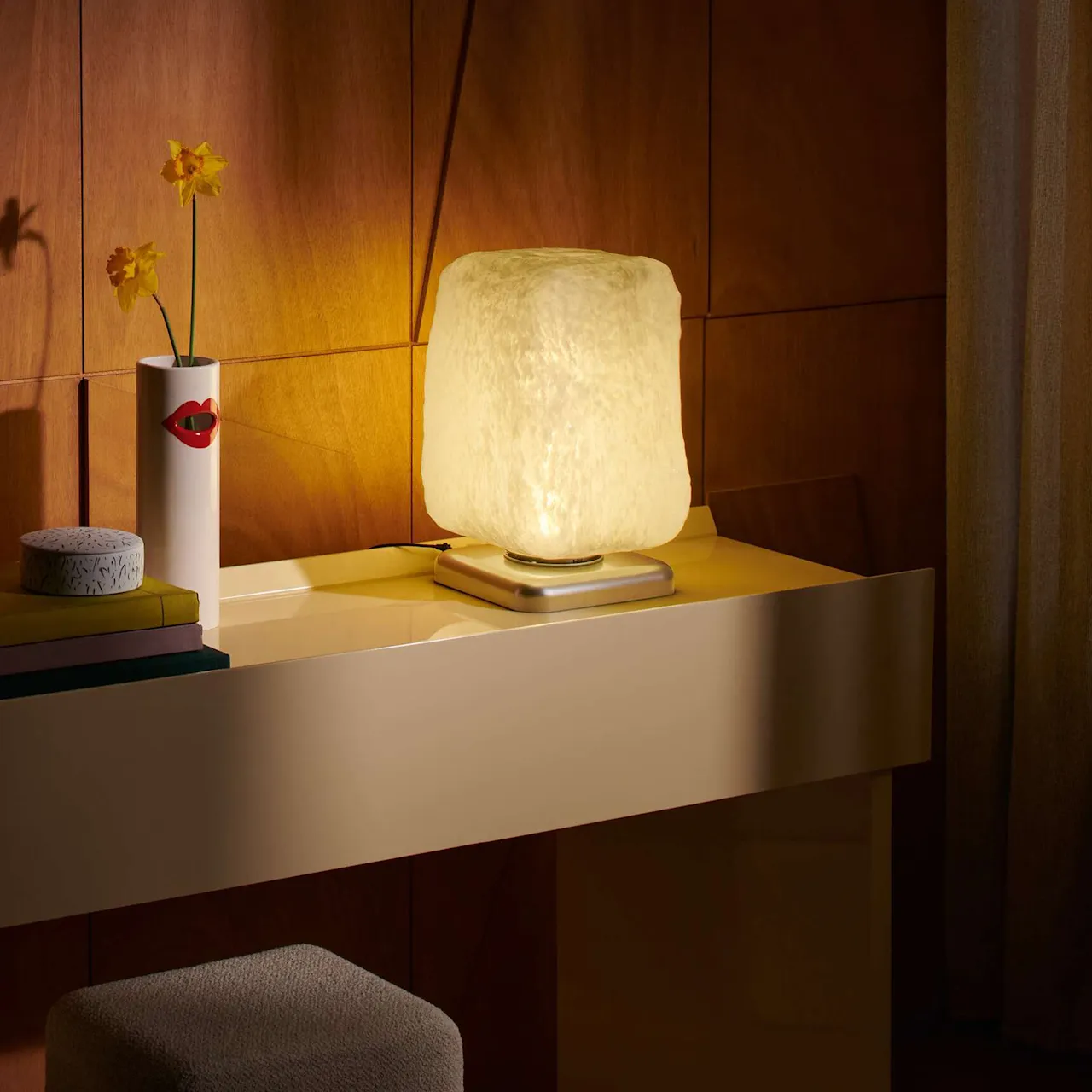 Wax, Stone, Light table lamp