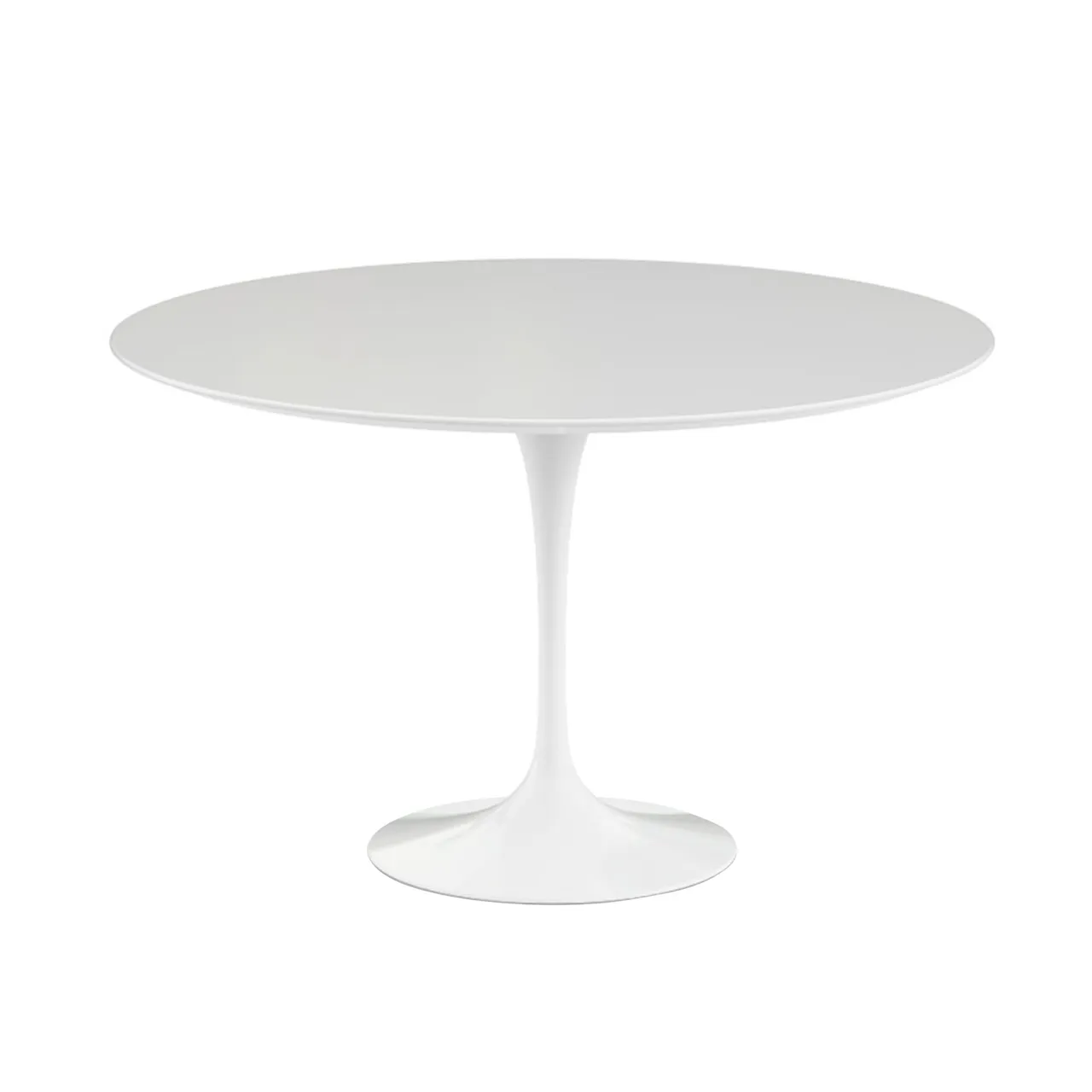 Saarinen Round Table For Outdoor, Rund, Ø 107 cm, Vitt underrede