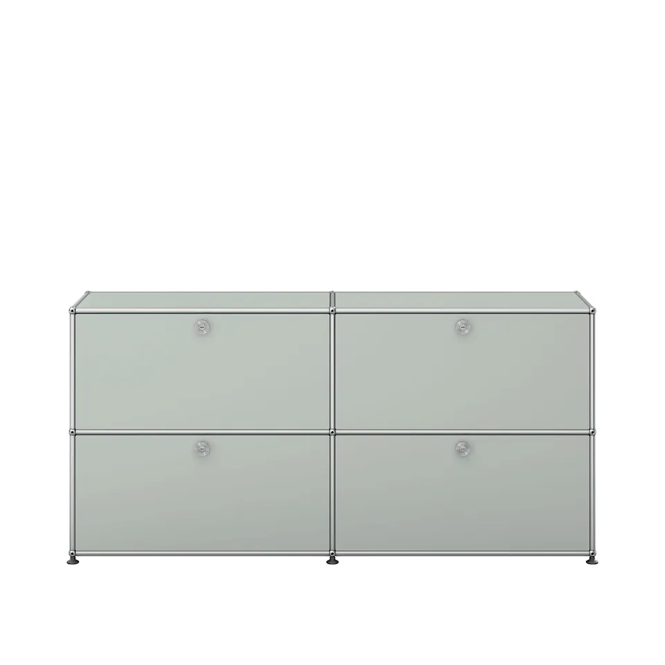 USM Haller 4 sideboard, Light Gray